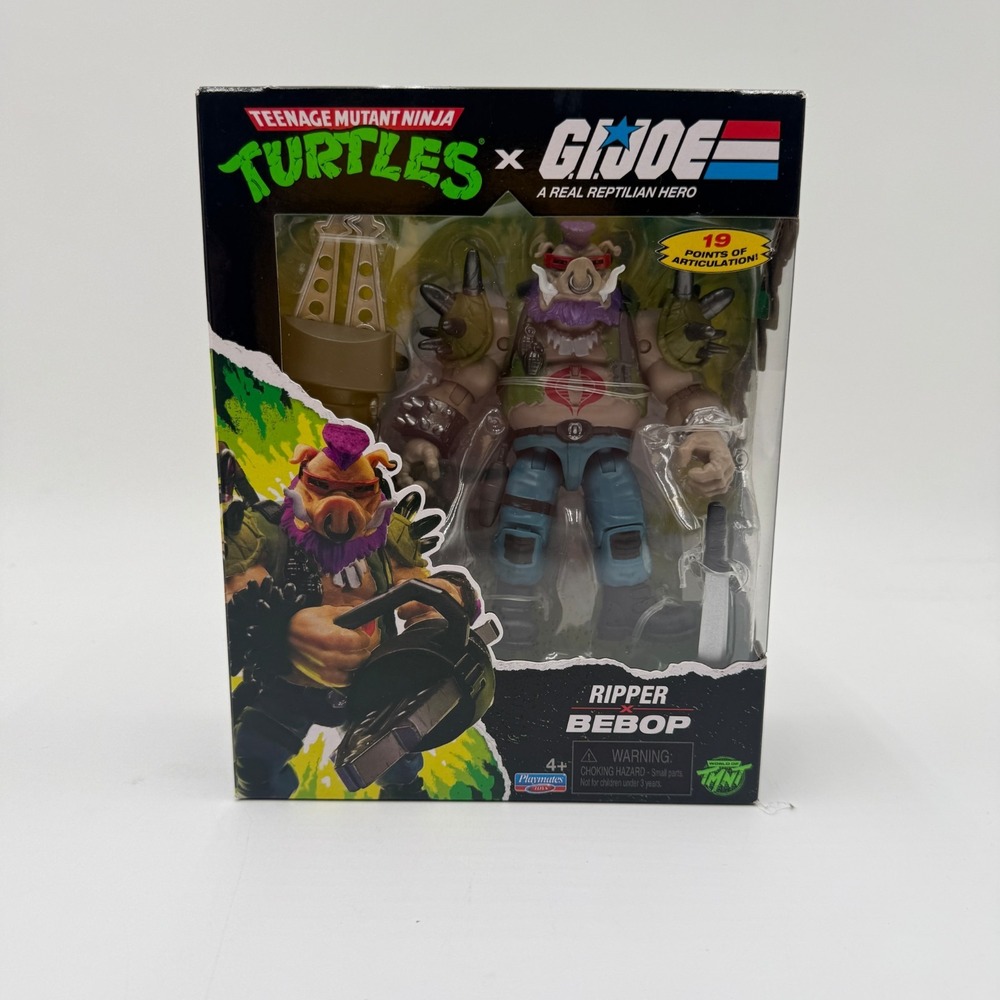 TMNT X G.I. JOE Ripper BeBop 5" Figure Teenage Mutant Ninja Turtles 2026